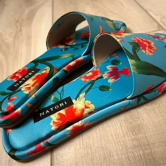 Natori Floral Slide Sandals - size 5 SELLING BOTH TOGETHER - Picture 8 of 8